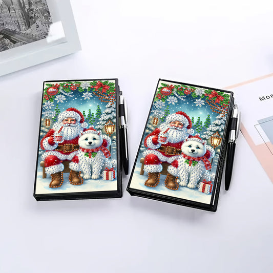 Kerstman notitieboek | Notitieboek | Diamond Painting