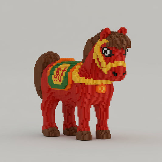 Rood paard | Bouwpakket