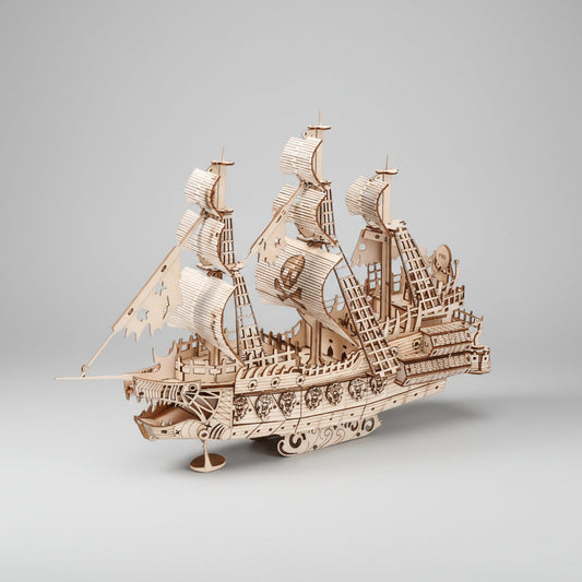 Groot schip | 3D Houten Bouwpakket