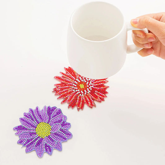 Onderzetters | Bloemen | Diamond Painting