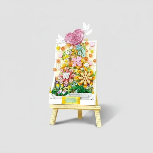 3d bloemen schilderij | Bouwpakket