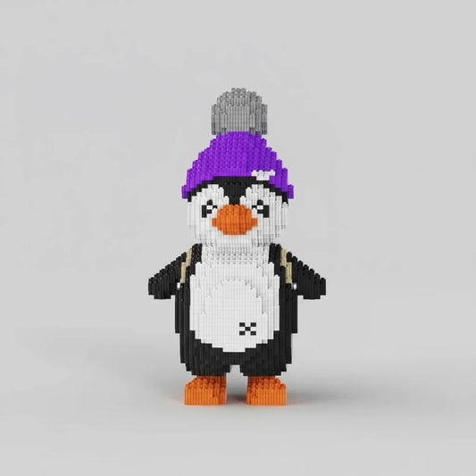 Pinguin met muts | Bouwpakket