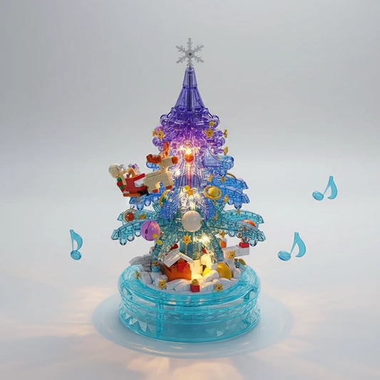 Fantasie kerstboom muziekdoos | Muziekdoos | Bouwpakket