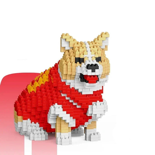 Grappige Welsh Corgi | Bouwpakket