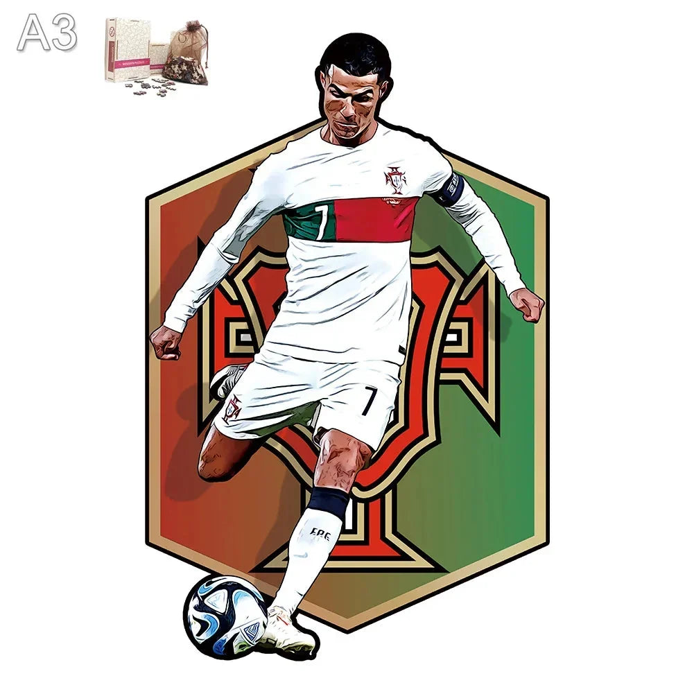 Ronaldo Portugal | Houten Puzzel