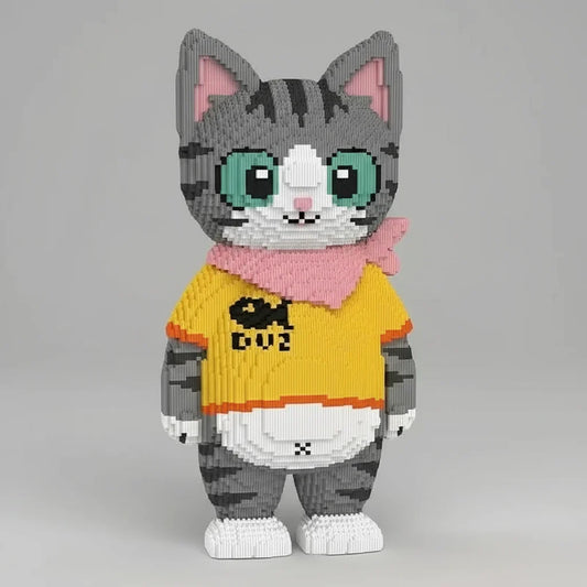 Kat met sjaal | Bouwpakket