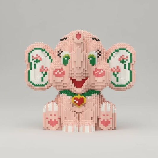 Roze olifant | Bouwpakket