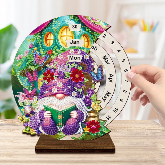 Paarse kabouter | Kalender | Diamond Painting