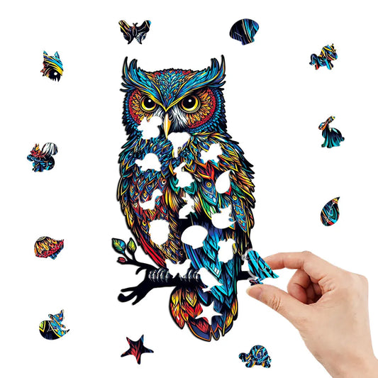 Mooie uil | Houten Puzzel