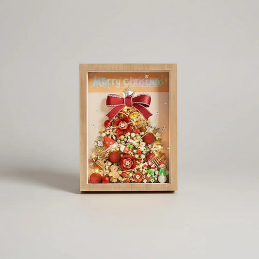Kerstboom in schilderij | Bouwpakket