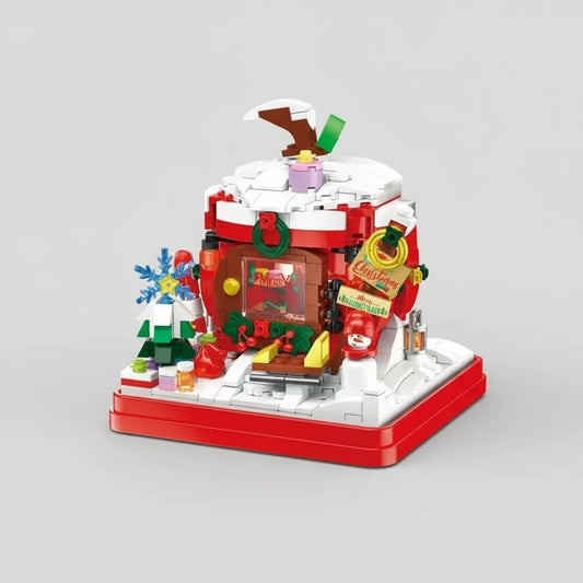 Kerstappel in cadeautje | Bouwpakket