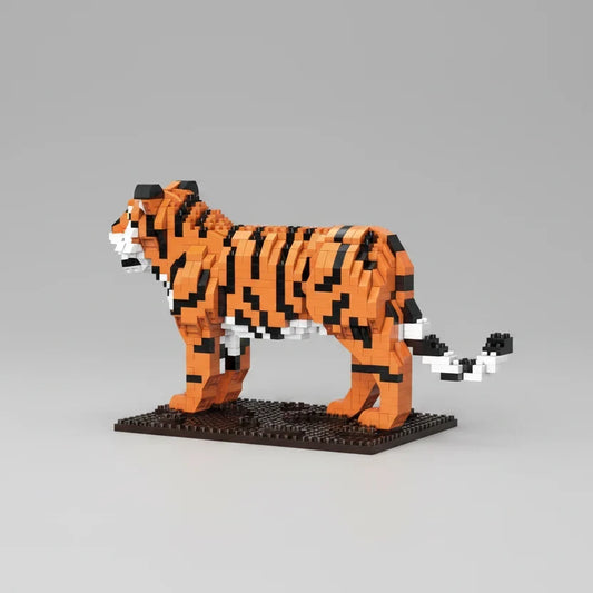 Tijger op bouwplaat | Bouwpakket