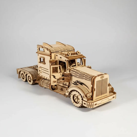 Vintage amerikaanse vrachtwagen | 3D Houten Bouwpakket