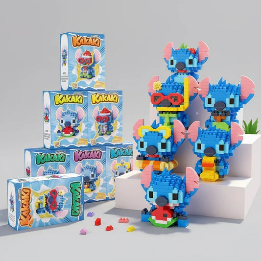 Mini blauwe wezens | Bouwpakket