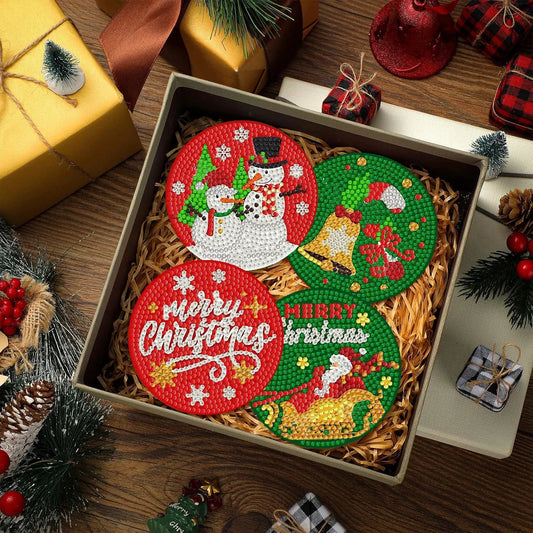 Onderzetters kerst | Kerst | Diamond Painting