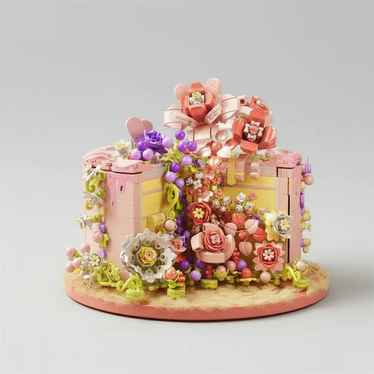 Rozen cake | Bouwpakket