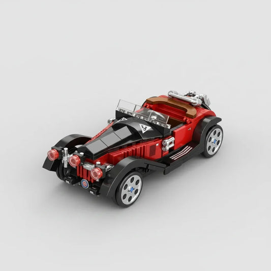 Vintage rode auto | Bouwpakket