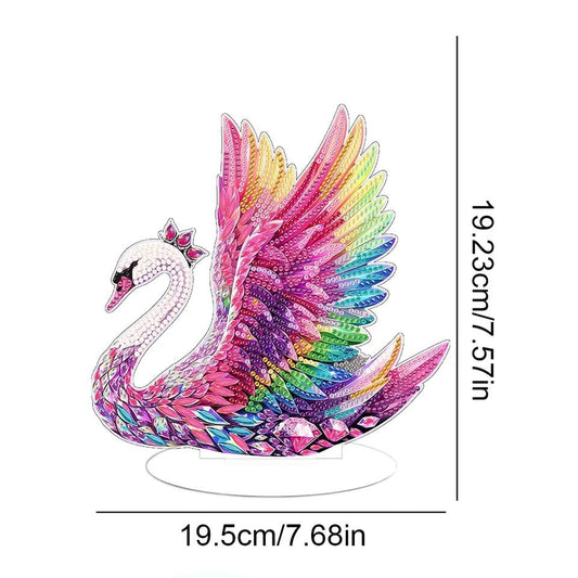 5d gekleurde zwaan | Diamond Painting