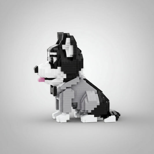 Schattige husky | Bouwpakket