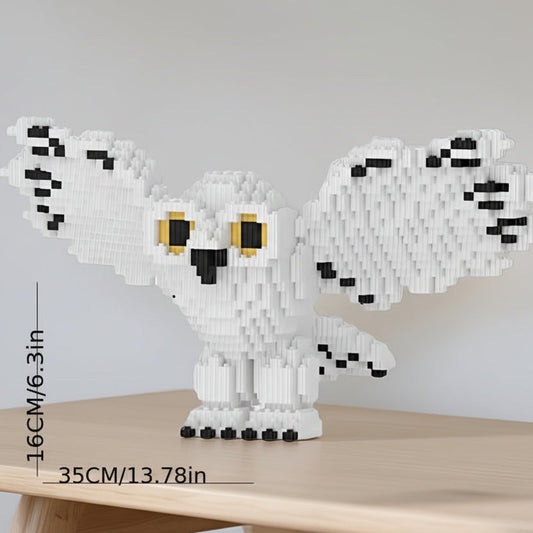 Vliegende witte uil | Bouwpakket