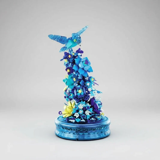 Blauw bloemenpakket | Bouwpakket