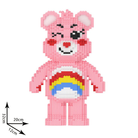 Roze regenboog beer | Bouwpakket