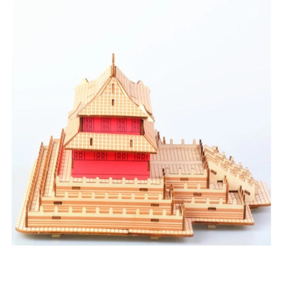 De hal van de opperste harmonie | 3D Houten Bouwpakket