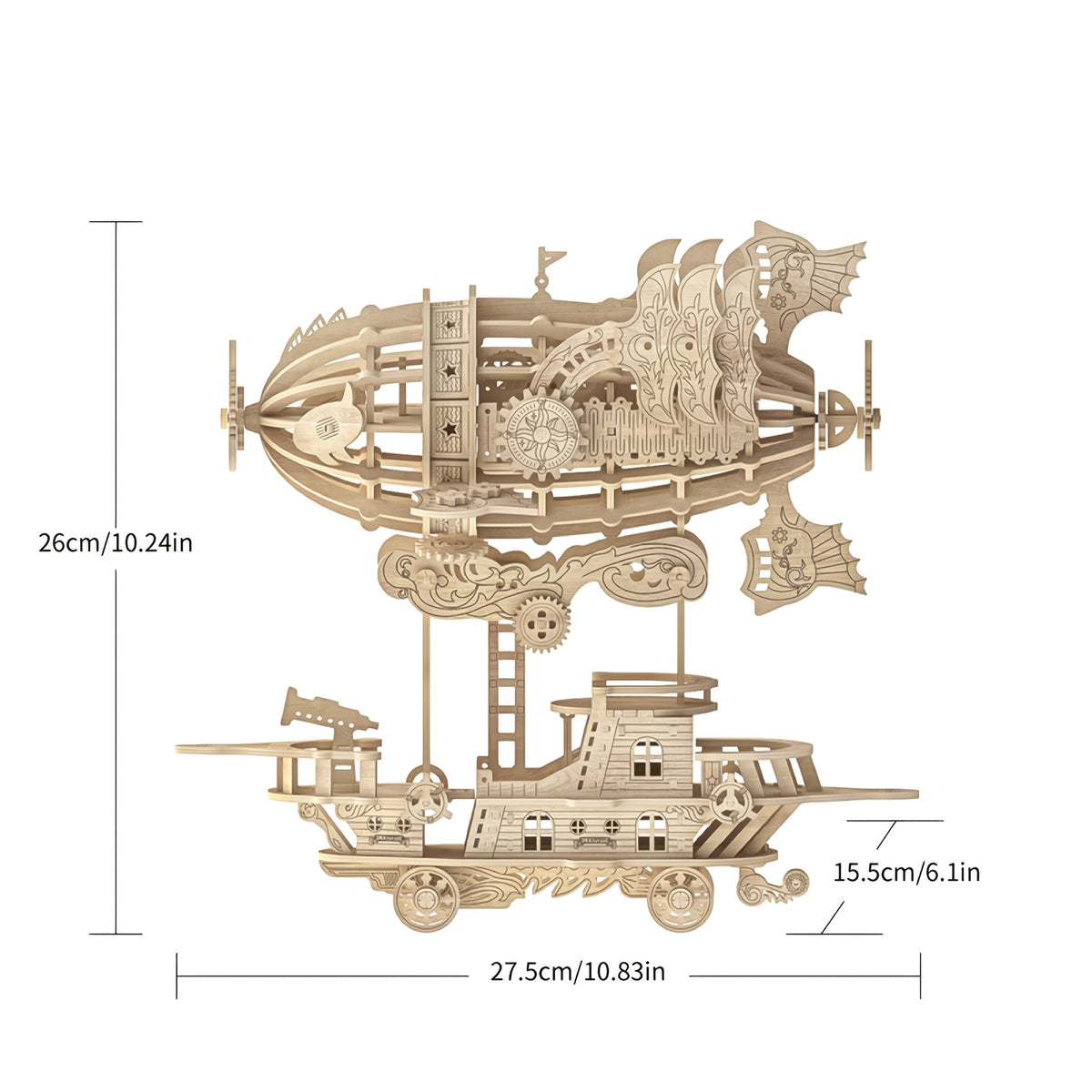 Zeppelin | 3D Houten Bouwpakket
