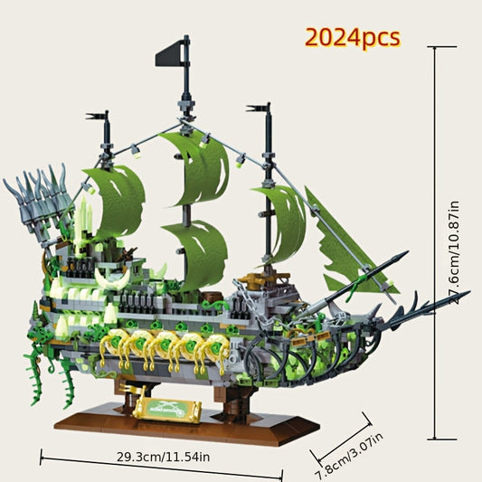 Groen piratenschip | Bouwpakket