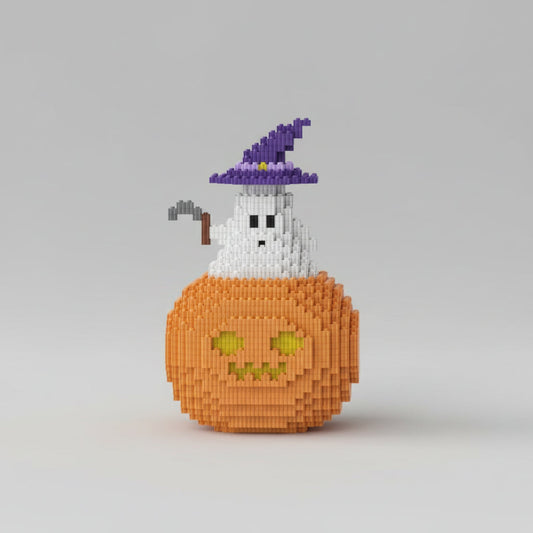 Spook op pompoen | Bouwpakket