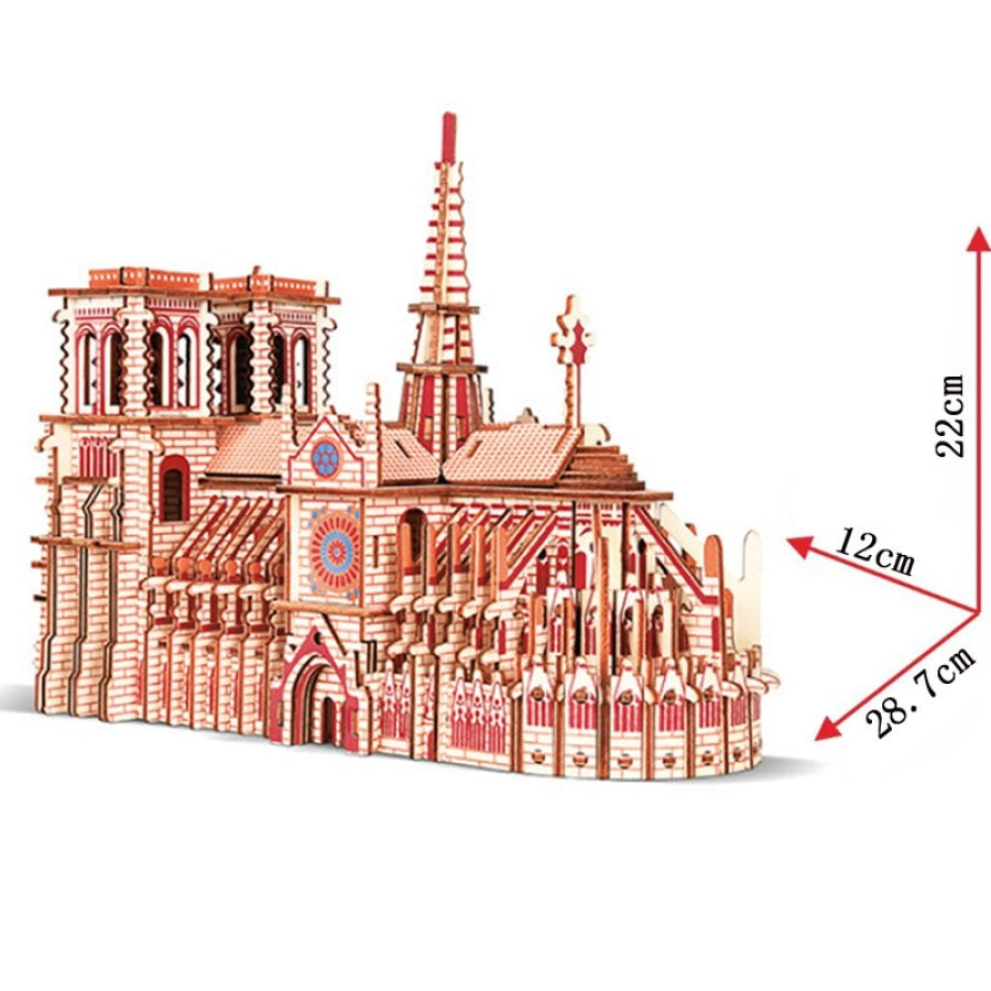 Notre dame | 3D Houten Bouwpakket
