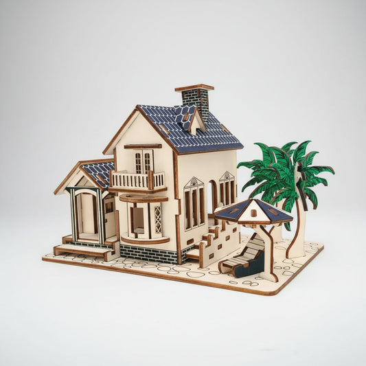 Oceaan villa | 3D Houten Bouwpakket