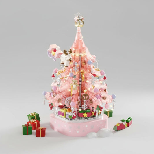 Roze kerstboom | Bouwpakket