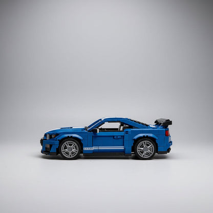 Coole blauwe sport auto | Bouwpakket