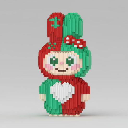 Schattig kerst poppetje | Bouwpakket