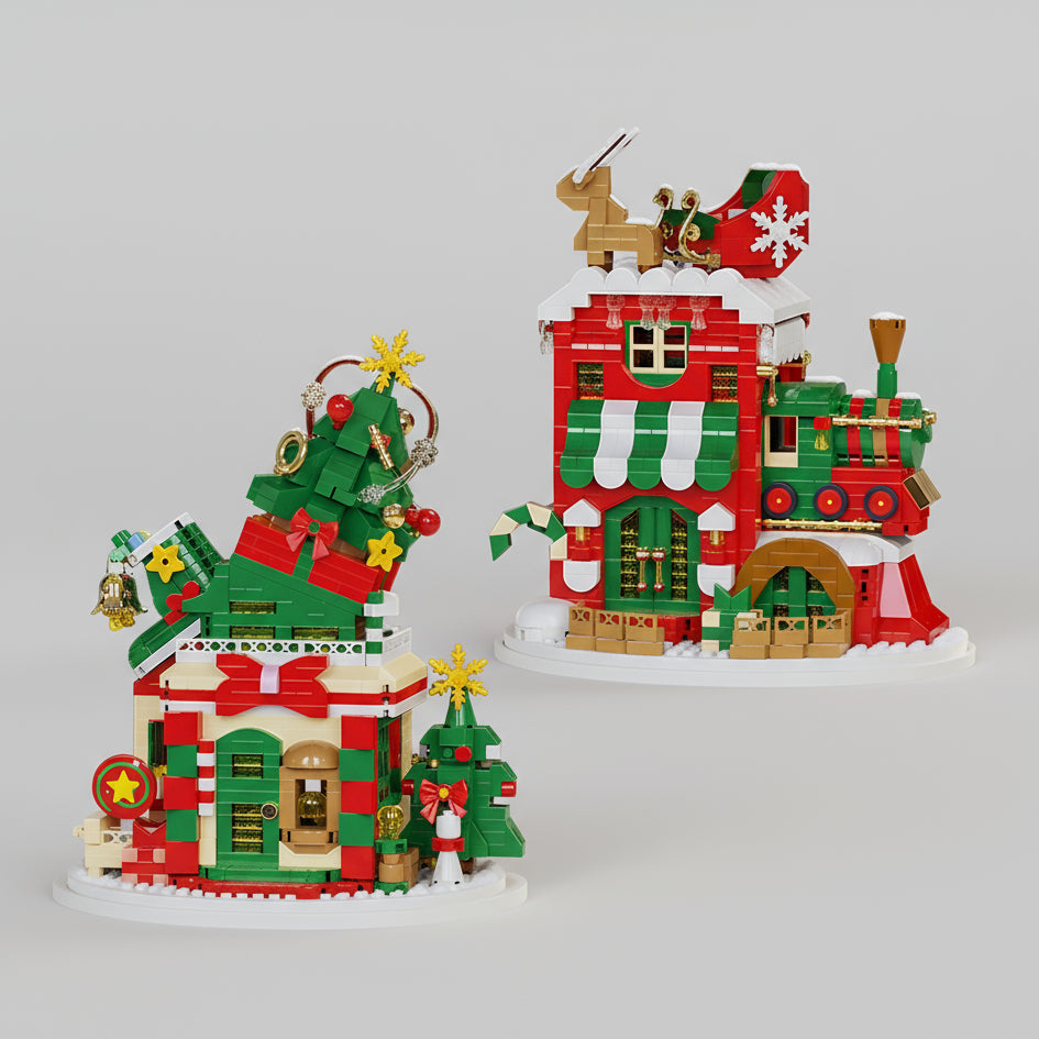 Kerst huizen | Bouwpakket