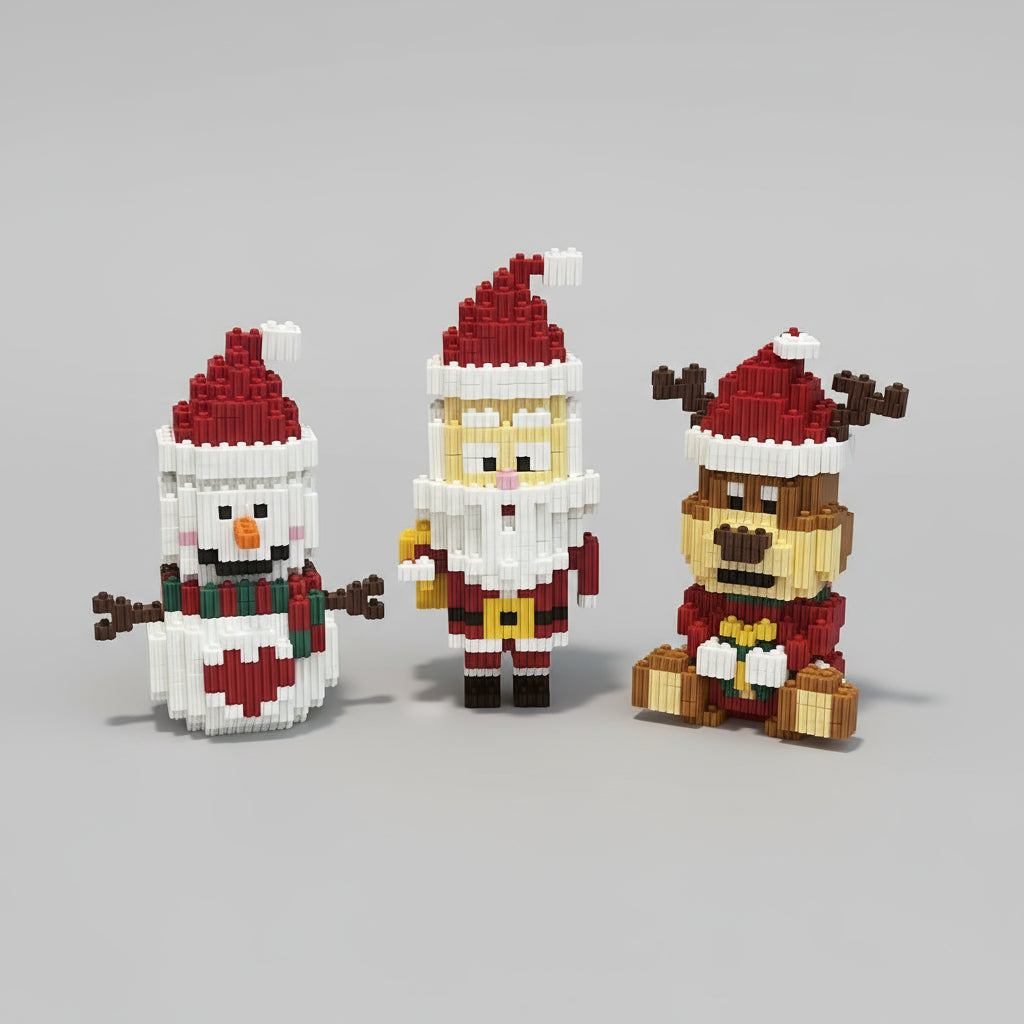 Drie kerst figuren | Bouwpakket