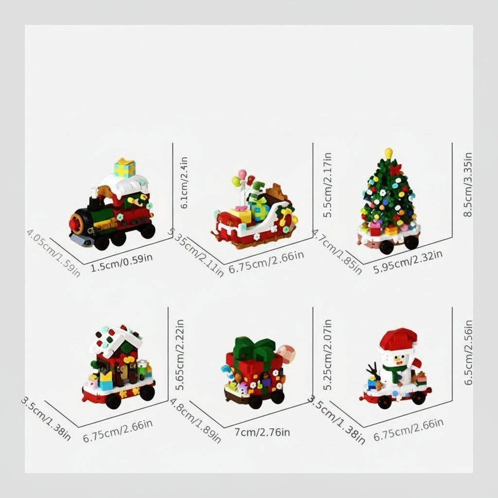 Kerst treintje | Bouwpakket
