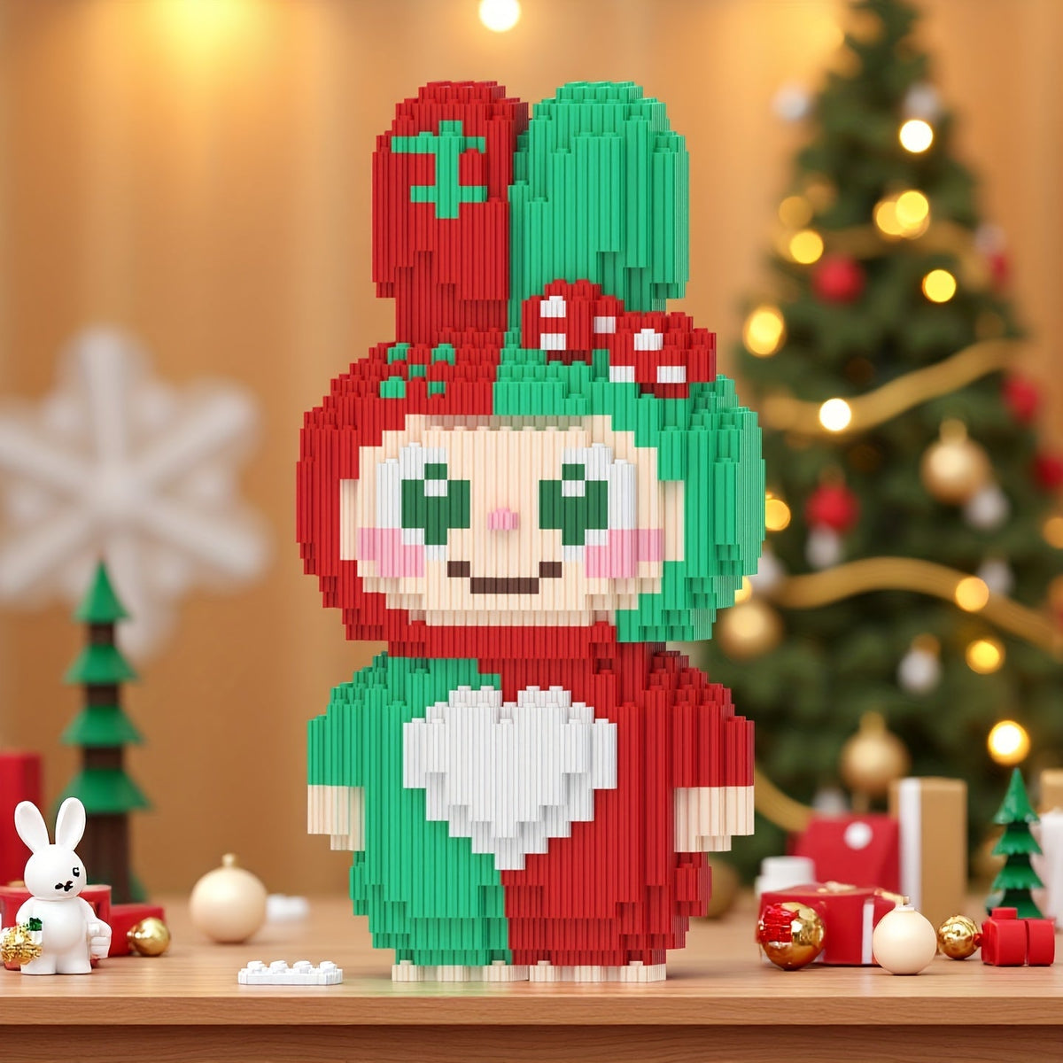 Schattig kerst poppetje | Bouwpakket
