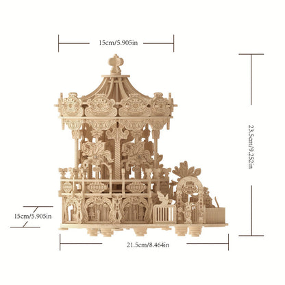 Draaimolen | 3D Houten Bouwpakket