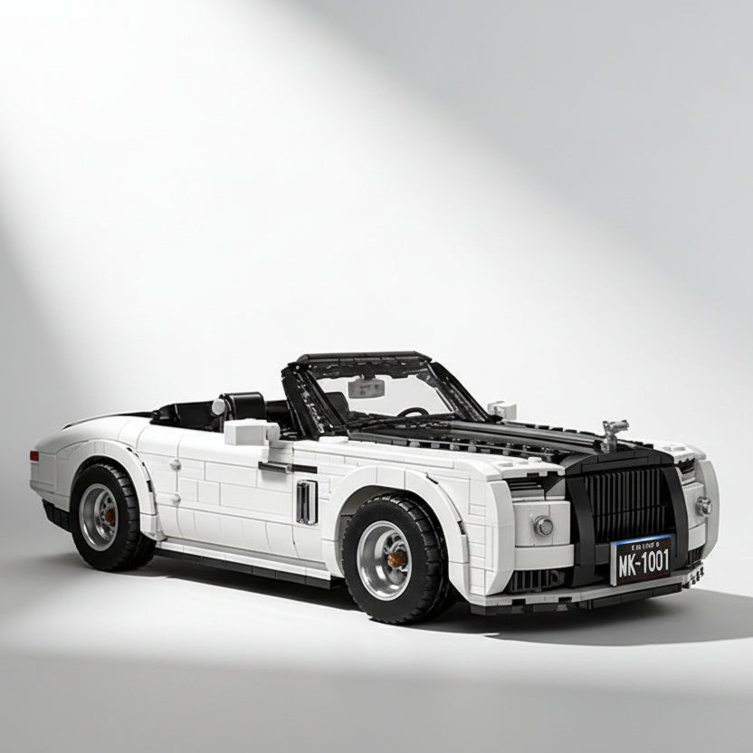 Witte saloon auto | Bouwpakket
