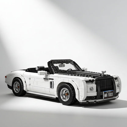 Witte saloon auto | Bouwpakket