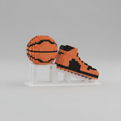 Oranje basketbal schoen bal | Bouwpakket
