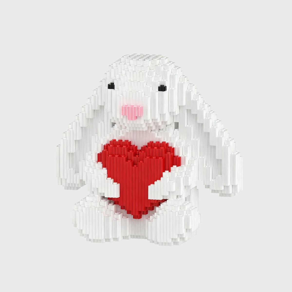 Schattig konijn met hart | Bouwpakket