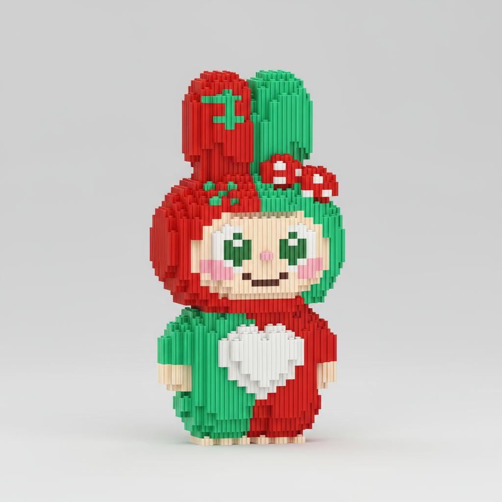 Schattig kerst poppetje | Bouwpakket