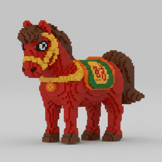 Rood paard | Bouwpakket