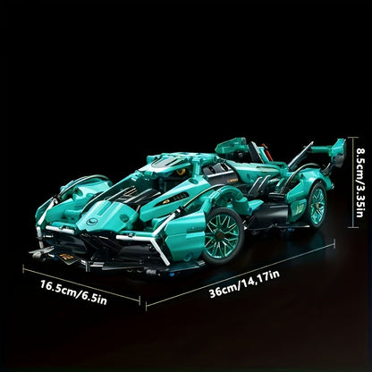 Blauwe superauto | Bouwpakket