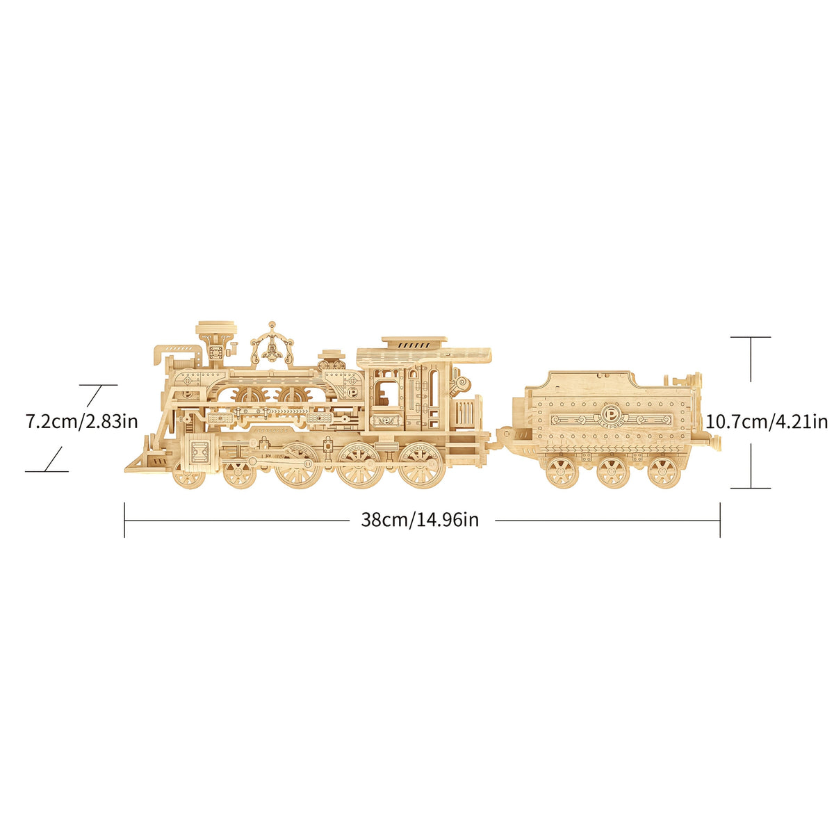 Trein | 3D Houten Bouwpakket