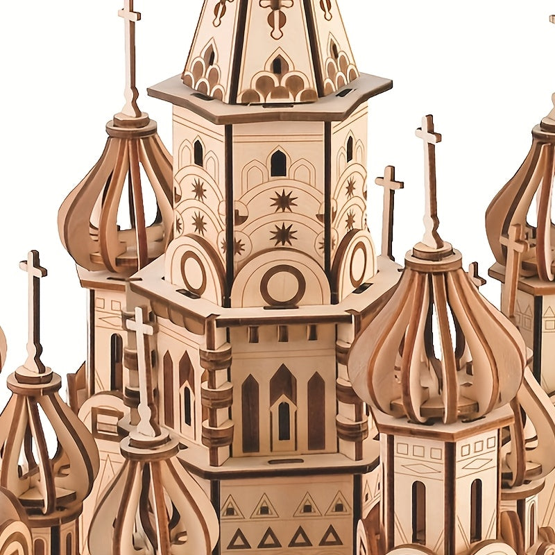 Sint-Basiliuskathedraal | 3D Houten Bouwpakket