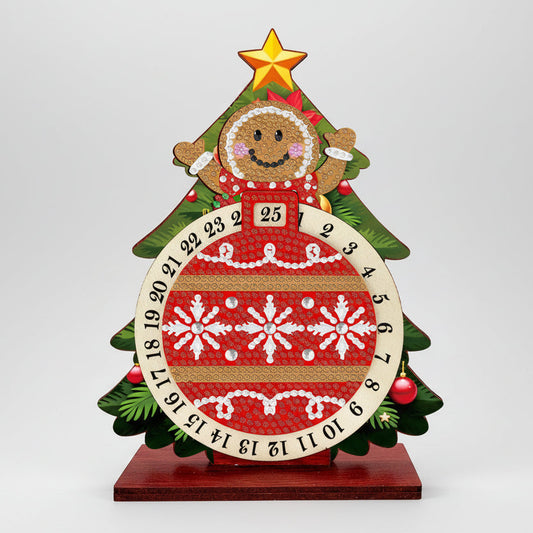 Koekje in kerstboom | Kalender | Diamond Painting